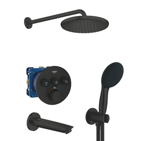 Набір для комплектації ванни та душа Grohe Grohtherm SmartControl з New Tempesta 250  ( 10606 ) Харьков