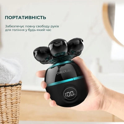 Електробритва Cecotec Shamers Bamba PrecisionCare Skull Shaver (CCTC-04443) Вінниця - фото 4
