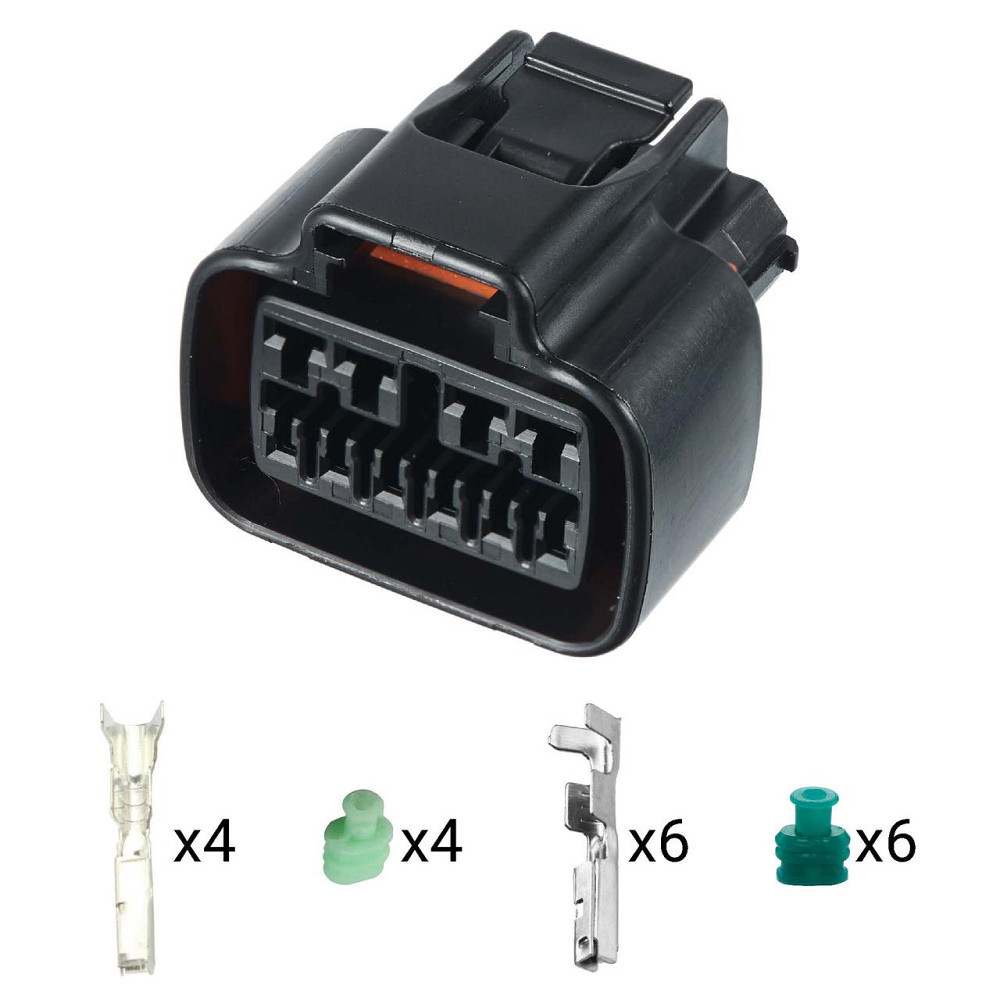 Разъем коннектор 10-кон., 7223-6508-3 YAZAKI Корея универс., Моторный отсек, Hyundai, Kia Киев - изображение 1