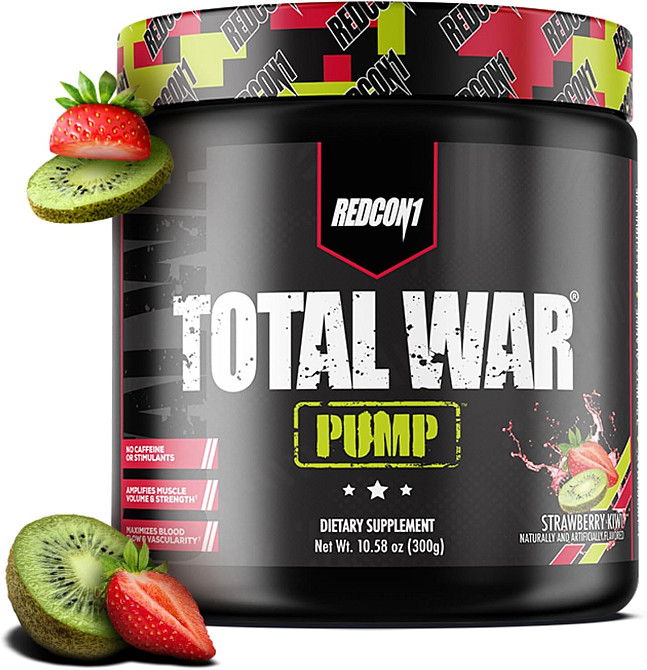 Предтренировочный комплекс Redcon1 Total War Pump 300 г, Strawberry Kiwi Луцк - изображение 1