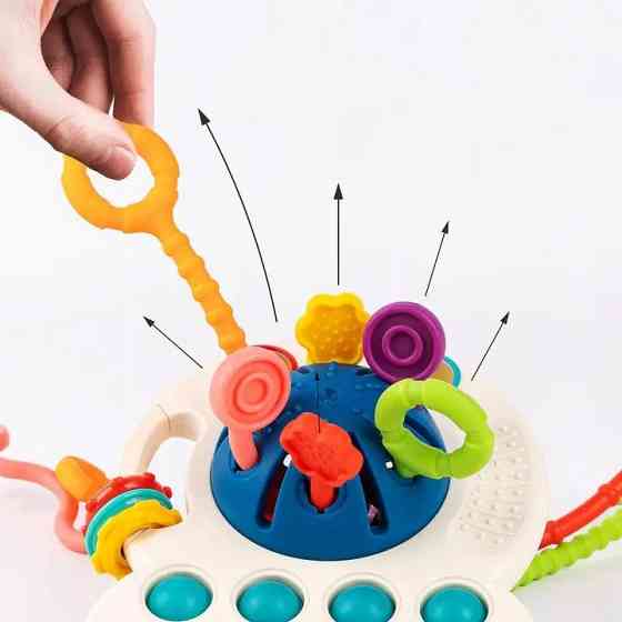 Погремушка-прорезыватель Монтессори 