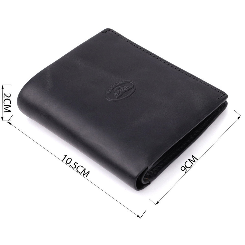 Мужской вертикальный кошелек из матовой натуральной кожи Tony Perotti 20832_1 (1165 nero) Черный Киев - изображение 3