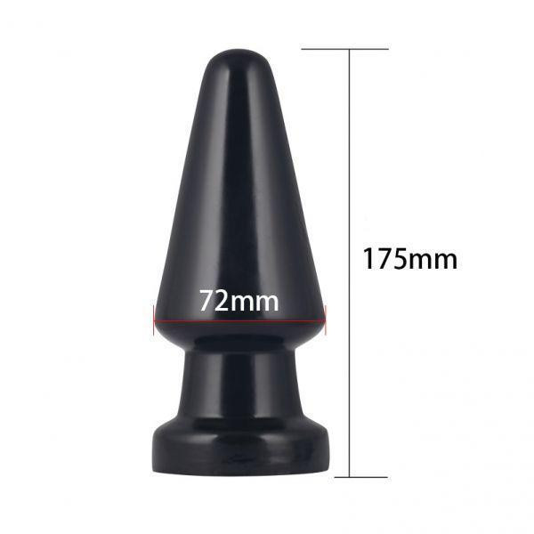 Анальна пробка класичної форми 7" King-Sized Anal Sex Aura Київ - фото 6