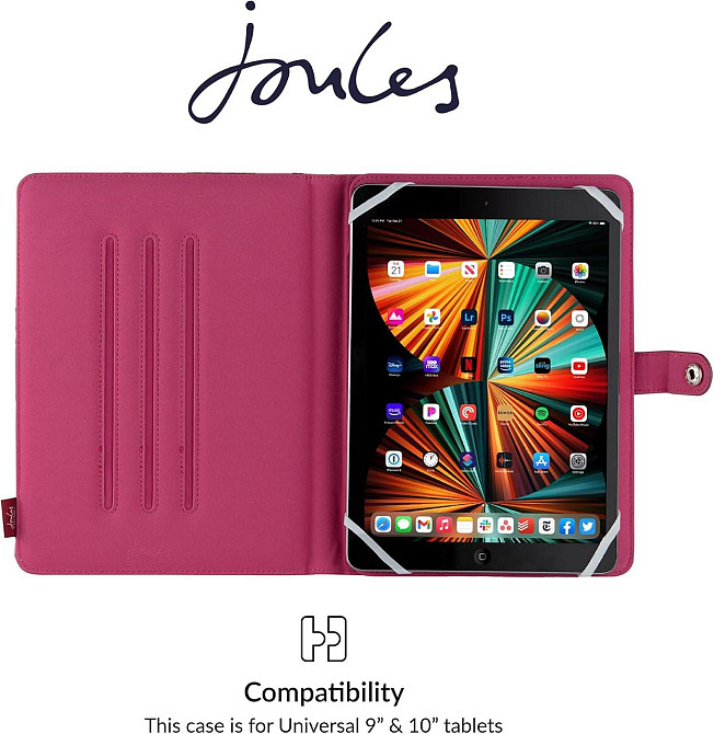 Универсальный чехол для планшета VQ 9 и 10 дюймов – Joules Cambridge Floral Cream Днепр - изображение 7