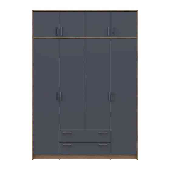 Антресоль Doros Ронди Дуб Артизан/Графит 4 ДСП 160х52х41 DRS-011604 (80737832) Львов