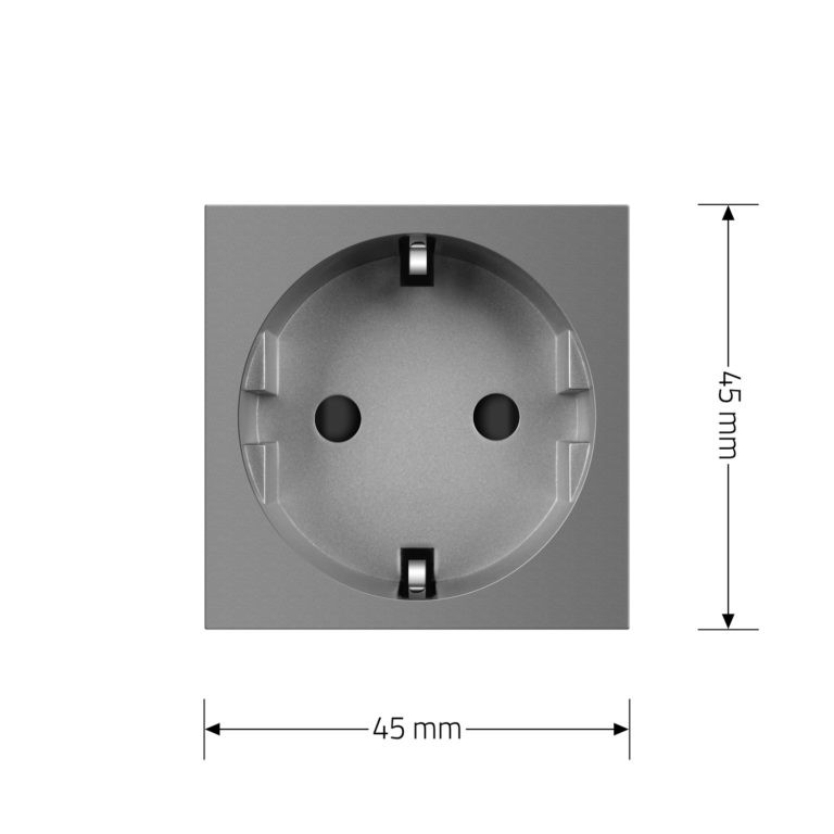LIVOLO Електрична розетка LIVOLO, сіра, 16А 250В, з заземленням і захисними шторками, модуль бе Коломыя - изображение 7