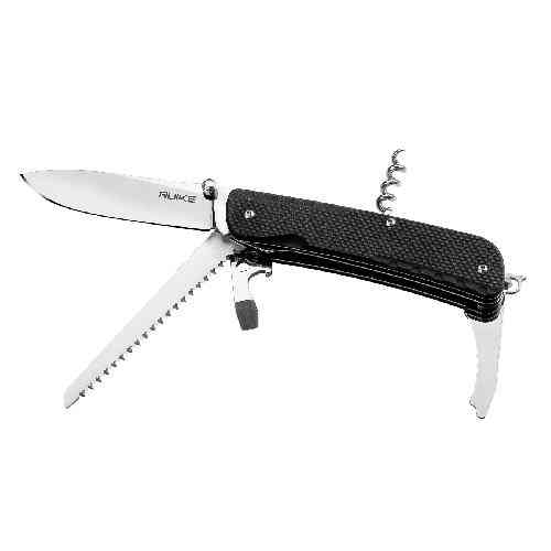 Багатофункціональний ніж Ruike Trekker LD32-B, (8.5 см) 12C27 / G10 чорний, 11 інстр. Київ