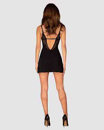Сорочка Obsessive Bellastia chemise & thong XS/S Sex Aura Киев