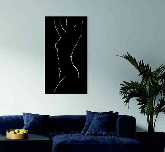 Декоративне настінне Панно «Силует жінки», Декор на стіну Київ