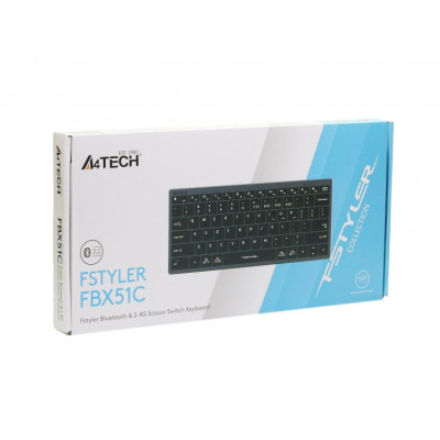 Клавіатура A4Tech FBX51C Wireless/Bluetooth Grey (FBX51C Grey) Вінниця - фото 8