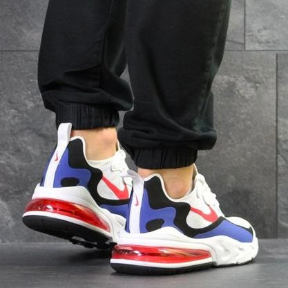 Кроссовки Nike 270 Сеточка Мужские Белые Найк с Амортизацией (размеры: 41,42,43,44,45) Видео Обзор - 53-5 Днепр - изображение 8