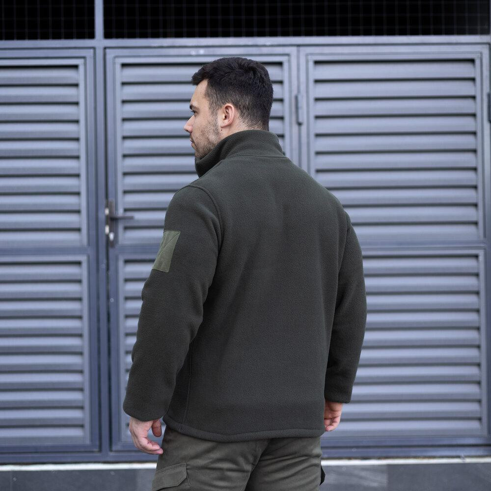 Толстовка флісова Pobedov Voin з липучками Хакі M BLto2 541Mkh Київ - фото 6