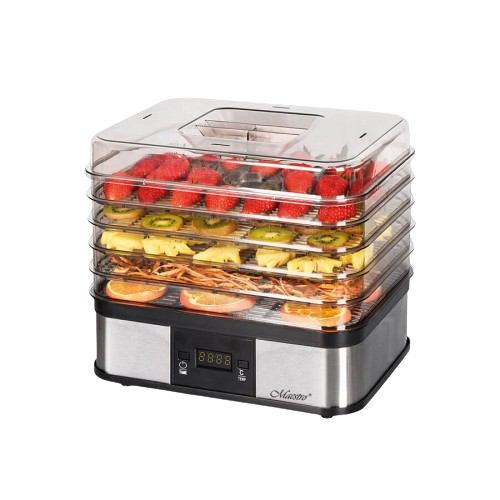 Сушарка для овочів і фруктів 245W (5 піддонів) прямокутна 31*26*34см MR-767 Maestro Житомир
