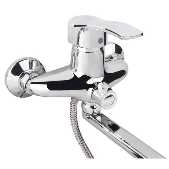 Змішувач для ванни Lidz (CRM) 41 86 005B-1 New з душовим гарнітуром (LIDZCRM204900505) Київ