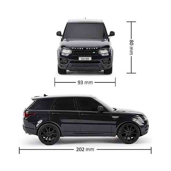 Автомобіль KS Drive на р/к - Land Range Rover Sport (1:24, 2.4Ghz, чорний) Дніпро