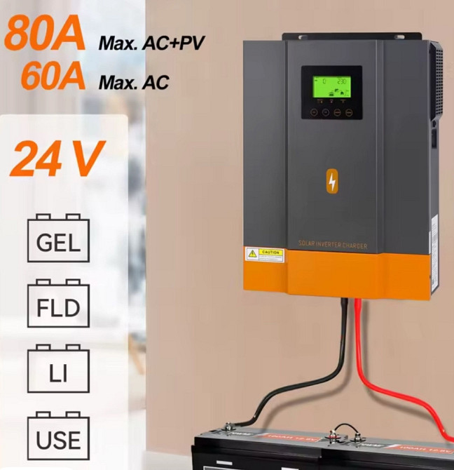 Гибридный инвертор PowMr 3.2кВт 24v в наличии!! Харьков - изображение 3