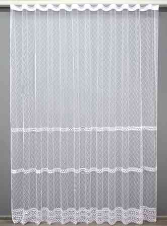 Тюль фатин з вишивкою колір білий 1381т Київ