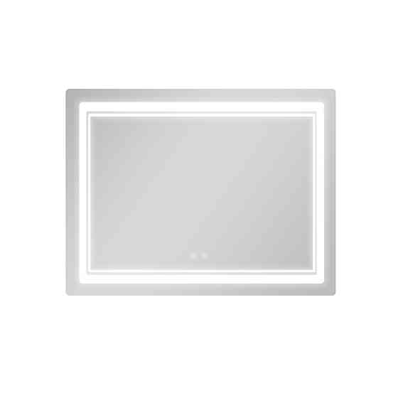 Дзеркало Qtap Cardinal (CA2) 1000х800 з LED-підсвіткою Touch, з антизапотіванням, з димером, темп. кольору (3000-6500K) Київ