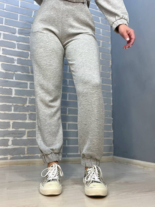 Костюм женский No Matter What 1554-1558 худые капюшон, карманы и джоггеры на резинке светло серый, светло-серый, S Киев - изображение 6