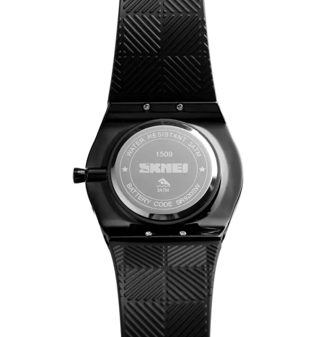 Наручные кварцевые часы Skmei 1509 Черный Винница - изображение 6