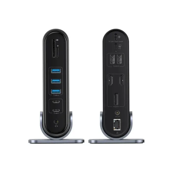 USB-хаб Baseus UnionJoy 17-Port Triple-Display Docking Station Space Grey（USB-C to Одесса