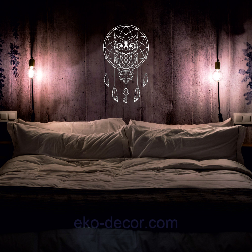 Декоративне настінне Панно «Ловець снів» Декор на стіну 110*65 см, Білий Київ - фото 8