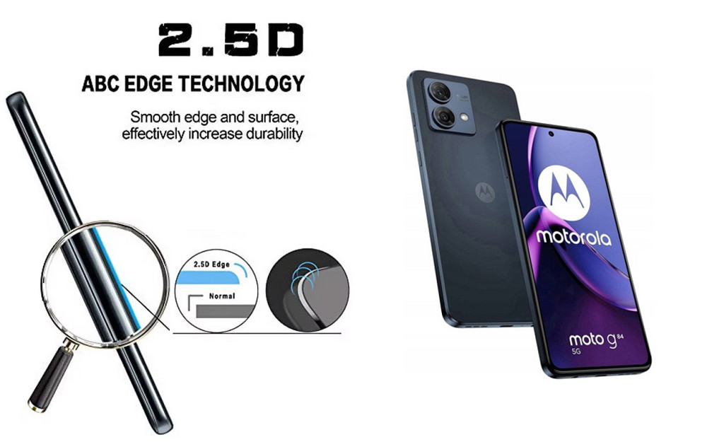 Защитное стекло ArmorGlass для Motorola Moto G84 5G – устойчивое к царапинам и ударам Киев - изображение 2