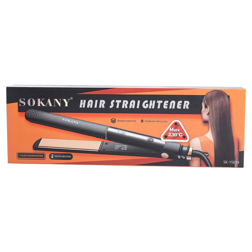Випрямляч керамічний для волосся 50 Вт професійний 5 режимів до 230 градусів 45 Вт Sokany SK-15014 Київ - фото 7