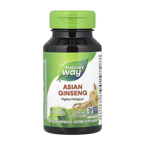 Азиатский женьшень Nature's Way Asian Ginseng 50 капсул Луцк