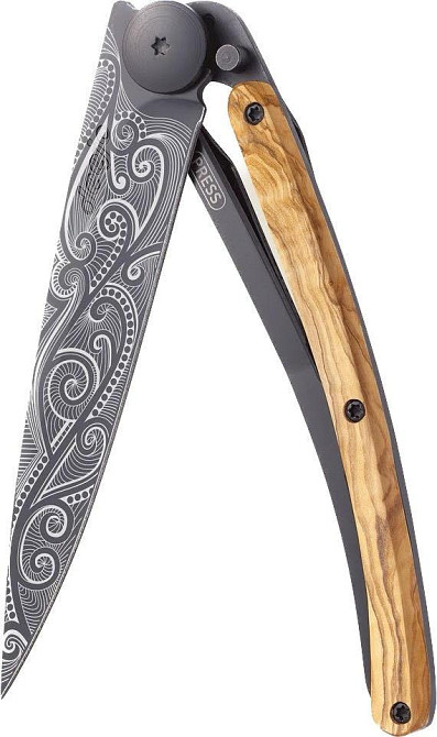 Универсальный Складной Нож с лазерной гравировкой Мирный Deejo 