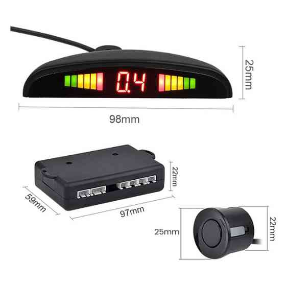 Паркувальна система на 4 датчики паркування парктронік Assistant Parking Sensor CX-86 Івано-Франківськ