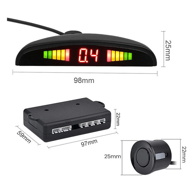 Паркувальна система на 4 датчики паркування парктронік Assistant Parking Sensor CX-86 Івано-Франківськ - фото 3