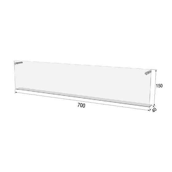 Полиця EKOSTAR настінна 700х150х40 Київ