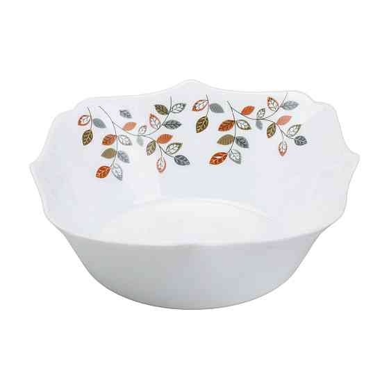 TS Kitchen Столовий сервіз порцелянових квадратних тарілок на 6 персон 24 предмети білий Коломия