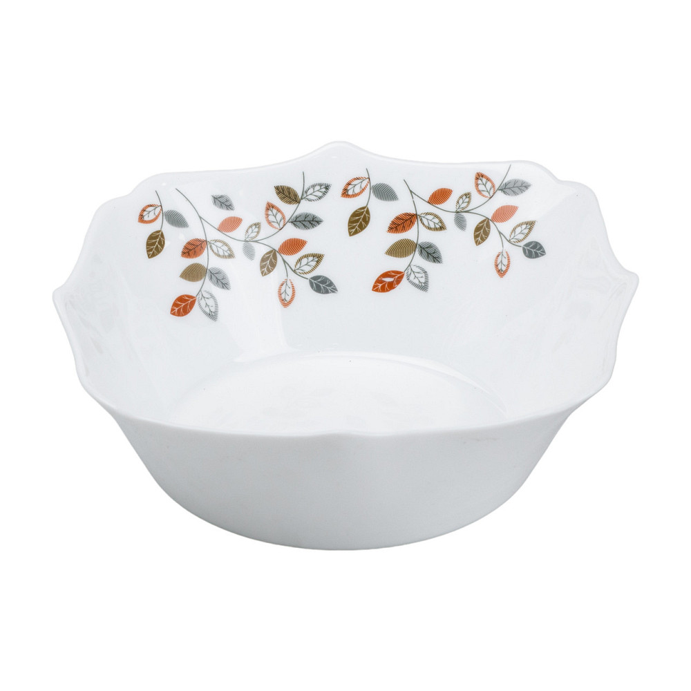 TS Kitchen Столовий сервіз порцелянових квадратних тарілок на 6 персон 24 предмети білий Коломия - фото 5