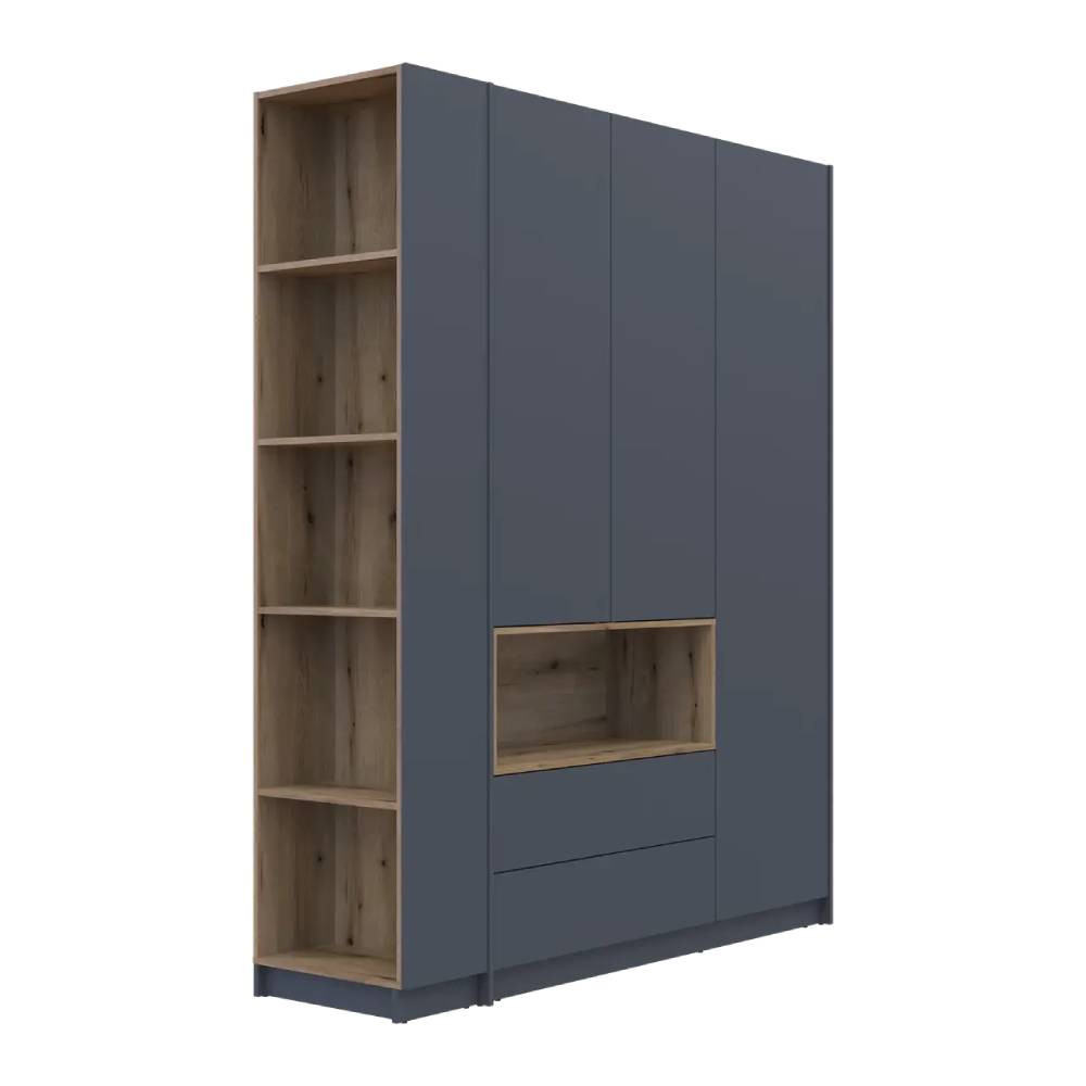 Етажерка до шафи Doros Дейл Графіт/Дуб Евок 52х28х220 DRS-011732 (41516119) Дніпро - фото 6