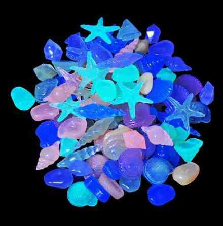 Камені в акваріум фосфорні 10 штук різнобарвний Київ