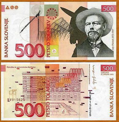 Словенія / Словения / Slovenia 500 Tolarjev 2005 Pick 16с UNC Полтава - изображение 1