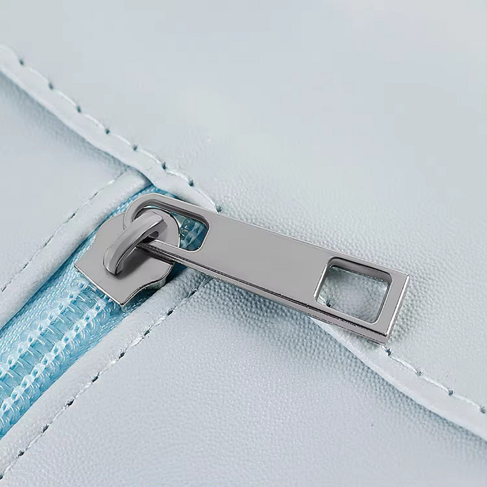 Косметичка в ванную комнату на 2 отделения для сухих и влажных вещей, голубая Каменец-Подольский - изображение 5