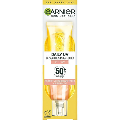 Средство от загара Garnier Skin Naturals Солнцезащитный дневной флюид с витамином С SPF50+ 50 мл (3600542573023) Винница - изображение 1