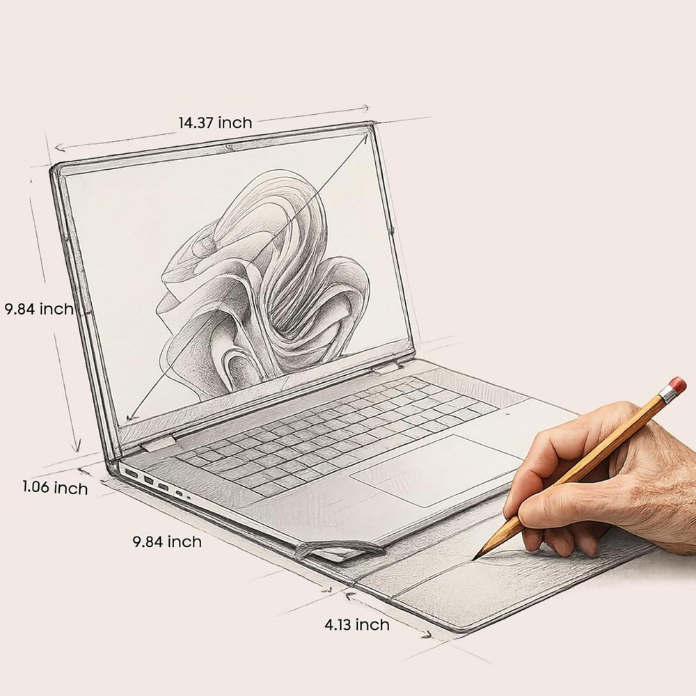 Защитный чехол Fintie для 16-дюймового HP OmniBook X Flip 16, ASUS Vivobook S16 S5606, Acer Swift Go 16, LG gram 16Z90S Днепр - изображение 7