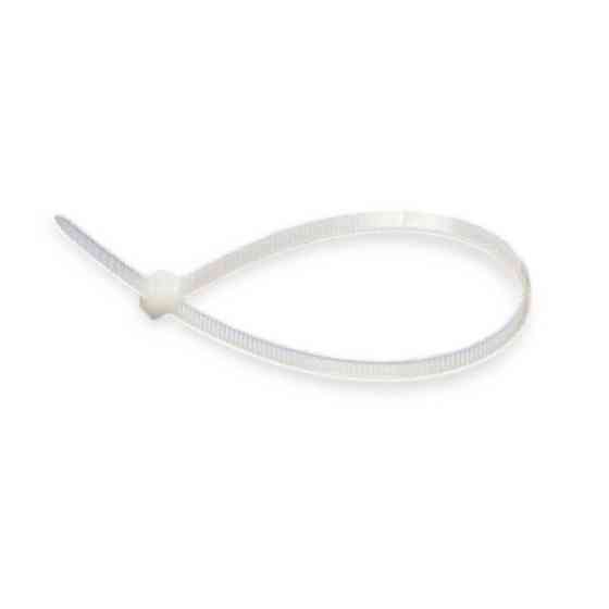 Хомут 400 x 7,6 білий, d 4-105мм, 55кг пластиковий Мукачево