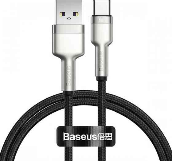 Кабель USB - Type-C Baseus Cafule Series Metal дата-Кабель 66W 1m цвет черный CAKF000101 Одесса