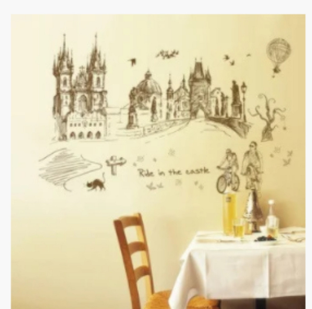 Інтер'єрна наклейка Поїздка до замку Київ - фото 3