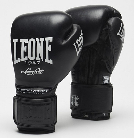 Боксерські рукавички Leone Greatest Black 18 ун. Каменское - изображение 1