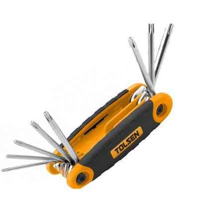 Набір інструментів Tolsen ключів Torx 8 розмірів T9-40 (20069) Вінниця