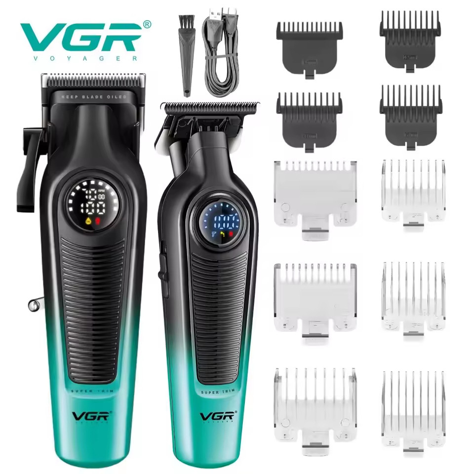 Тример для волосся портативний, Електробритва для стрижки голови Машинка стрижки від акб CE-77 Львів - фото 1