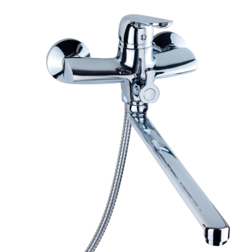 Змішувач NM d40мм для ванної гусак прямий 350мм дивертор вбудований картрідж Aquatica Житомир - изображение 1