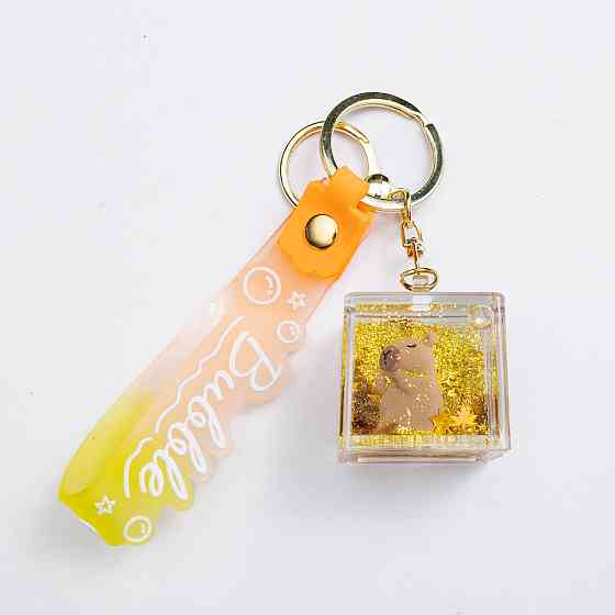 Дитячий брелок Капібара Cube 3.5×3.5×3.5 (см) для ключів, на сумку і рюкзак (рандом) HP-55-34BR Київ