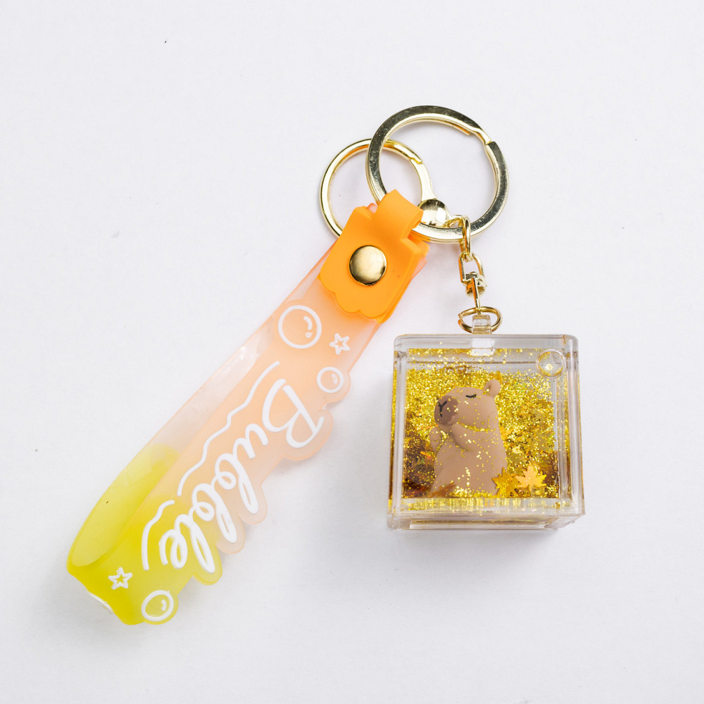 Дитячий брелок Капібара Cube 3.5×3.5×3.5 (см) для ключів, на сумку і рюкзак (рандом) HP-55-34BR Київ - фото 3